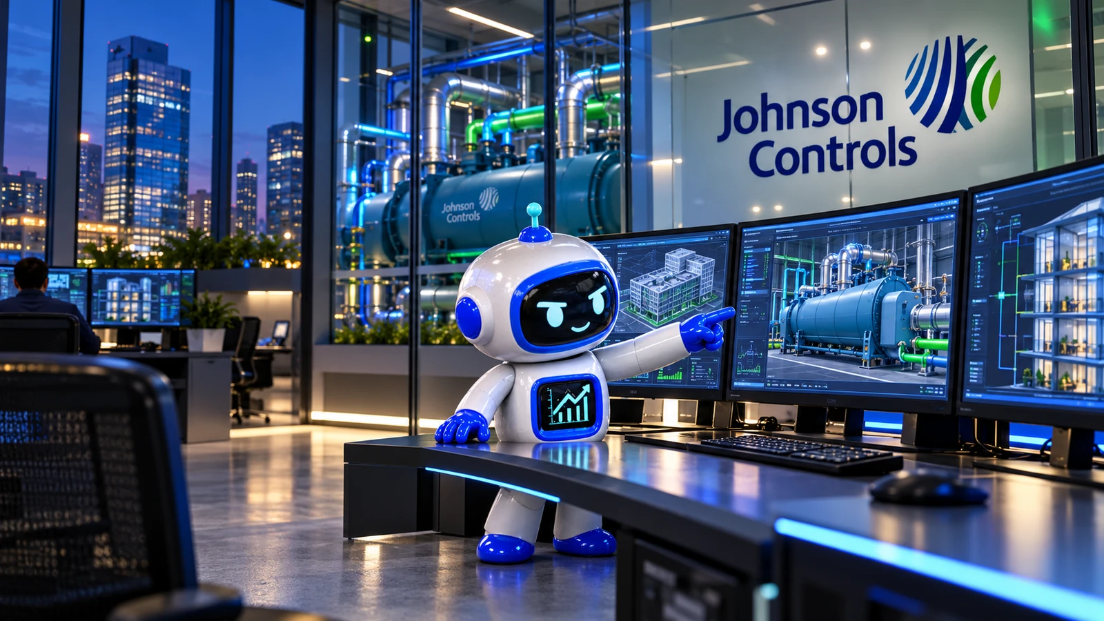 BolsaBot analiza sistemas de climatización inteligente en un centro de Johnson Controls